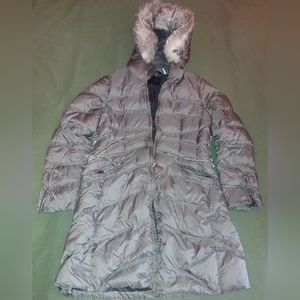 Dawn Levy Cloe Down Fur Lace-Up Coat